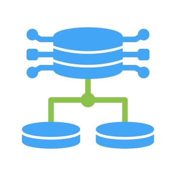 icono de vector de datos estructurados