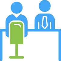 Employee Interview Vector Icon