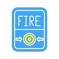 Fire Button Vector Icon