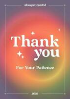 Thank You Greeting Card Template