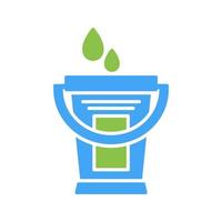 Water Bucket Vector Icon