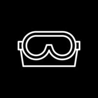 diseño de icono de vector de gafas