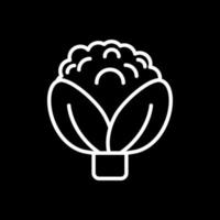 Cauliflower Vector Icon Design