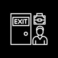 Exit Interview Vector Icon Design