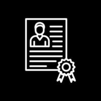 Employee Qualification Vector Icon Design