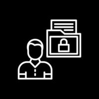 Sensitive Personal Data Vector Icon Design