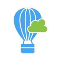 Hot Air Baloon Vector Icon