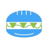 icono de vector de sándwich