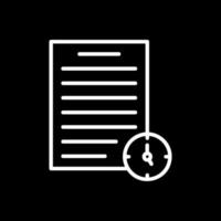 Project Deadline Vector Icon Design