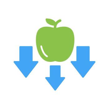 icono de vector de gravedad