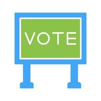 Billboard Vector Icon