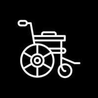 Wheelchair Vector Icon Design