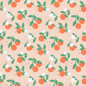 garabatear naranjas modelo vector