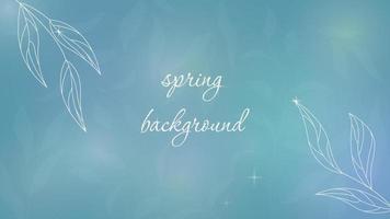 spring background template vector