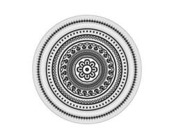 luxury Indian mandala art design vector