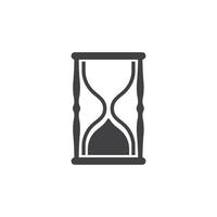 Icono de reloj de arena, diseño de ilustraciones vectoriales vector