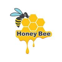 honey Bee vector icon illustration