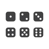 dice cubes icon vector illustration design