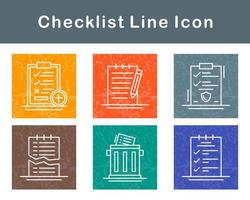 Checklist Vector Icon Set