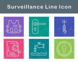 Surveillance Vector Icon Set