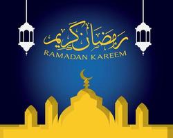 Ramadan Kareem Background Vector Illustration