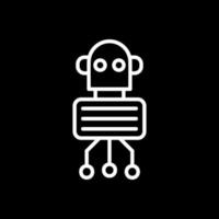 diseño de icono de vector de robot nano