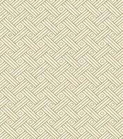 Seamless Pattern of Monochrome Gold Geometric Line with Beige Background vector