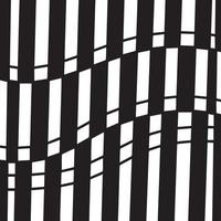 Black and white stripes vector background simple and flat style isolated on square shaped template for social media post, cover title, paper and scarf textile prints, poster.