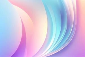 Soft colorful background with gradient pastel color palette. Abstract modern background. Illustration for banner, presentation template, wallpaper, text place. Abstract geometric fashion. photo