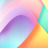 Soft colorful background with gradient pastel color palette. Abstract modern background. Illustration for banner, presentation template, wallpaper, text place. Abstract geometric fashion. photo