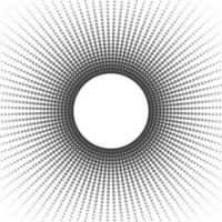 The pattern of geometric circle shapes. Black abstract vector circle frame halftone dots. Vector illustration.