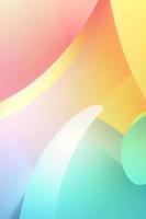 Soft colorful background with gradient pastel color palette. Abstract modern background. Illustration for banner, presentation template, wallpaper, text place. Abstract geometric fashion. photo