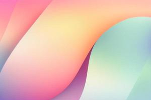 Soft colorful background with gradient pastel color palette. Abstract modern background. Illustration for banner, presentation template, wallpaper, text place. Abstract geometric fashion. photo