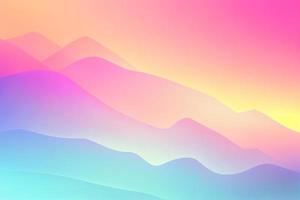 Soft colorful background with gradient pastel color palette. Abstract modern background. Illustration for banner, presentation template, wallpaper, text place. Abstract geometric fashion. photo