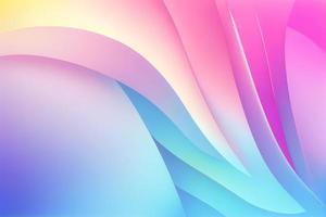 Soft colorful background with gradient pastel color palette. Abstract modern background. Illustration for banner, presentation template, wallpaper, text place. Abstract geometric fashion. photo