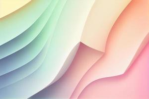 Soft colorful background with gradient pastel color palette. Abstract modern background. Illustration for banner, presentation template, wallpaper, text place. Abstract geometric fashion. photo