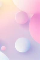 Soft colorful background with gradient pastel color palette. Abstract modern background. Illustration for banner, presentation template, wallpaper, text place. Abstract geometric fashion. photo