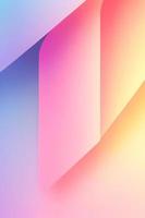 Soft colorful background with gradient pastel color palette. Abstract modern background. Illustration for banner, presentation template, wallpaper, text place. Abstract geometric fashion. photo