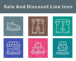 Sale And Discount Vector Icon Set