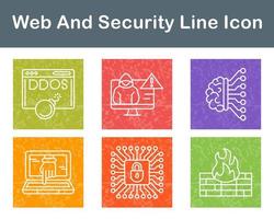 Web And Security Vector Icon Set