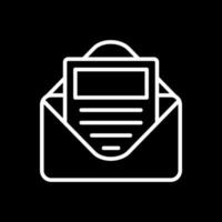 E Newsletter Vector Icon Design