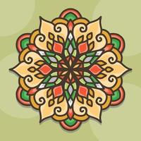 Colorful Mandala background, Decorative round ornaments, Anti-stress mandala patterns. vector