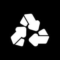 diseño de icono de vector de reciclaje