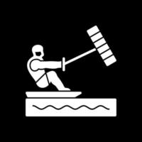 Kitesurfing Vector Icon Design