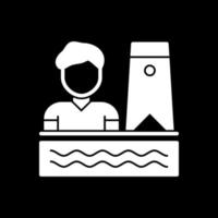 diseño de icono de vector de bodyboard