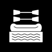 Rafting Vector Icon Design