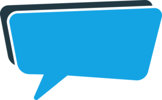 Modern speech bubble conversation symbol png