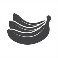 Banana icon vector. Banana fruit icon isolated on white background. Banana icon in trendy flat style vector. Vector illustration