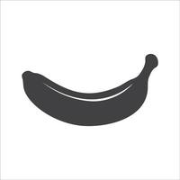 Banana icon vector. Banana fruit icon isolated on white background. Banana icon in trendy flat style vector. Vector illustration