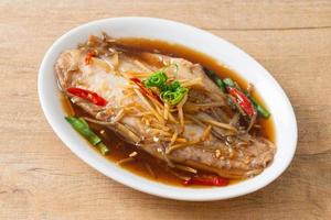 Steamed Fish with Soy Sauce photo